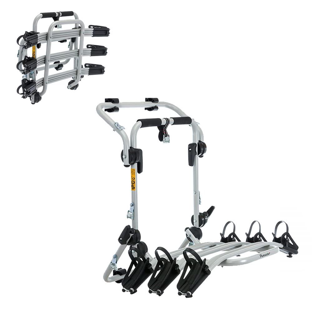 Peruzzo - Pure Instinct Hitch Carrier - Transport 2 Bikes up to 60kg - Compatible with Electric and Fat Bikes - Tilt with Pedal - Key Lock Included - European Universal