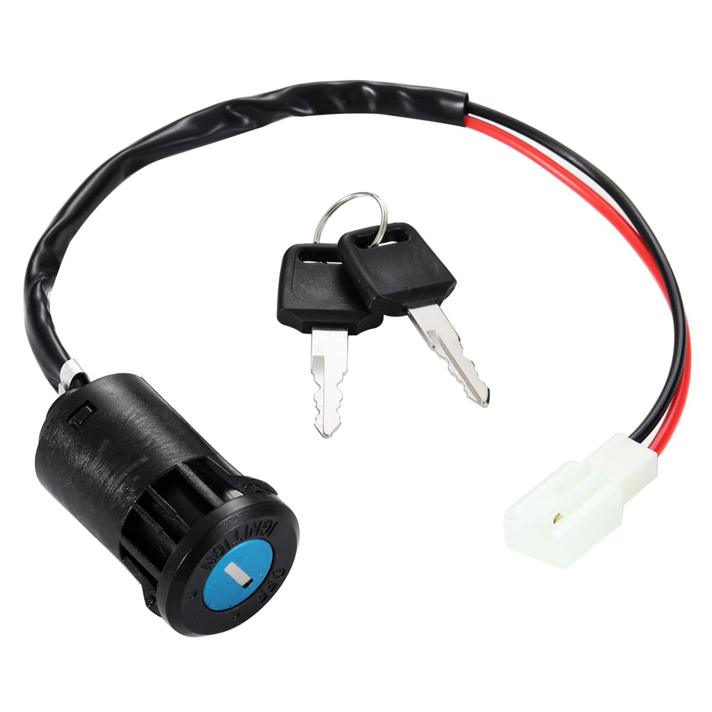 Greluma 1 Piece Motorcycle 2 Wire Ignition Key Switch for Taotao Sunl ATV Quad Dirt Pocket Bike Electric Scooter