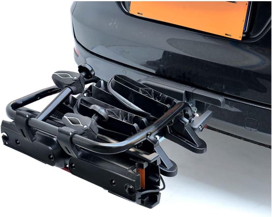 Peruzzo - Pure Instinct Hitch Carrier - Transport 2 Bikes up to 60kg - Compatible with Electric and Fat Bikes - Tilt with Pedal - Key Lock Included - European Universal