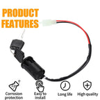 Greluma 1 Piece Motorcycle 2 Wire Ignition Key Switch for Taotao Sunl ATV Quad Dirt Pocket Bike Electric Scooter