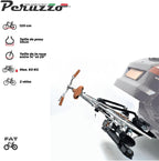 Peruzzo - Pure Instinct Hitch Carrier - Transport 2 Bikes up to 60kg - Compatible with Electric and Fat Bikes - Tilt with Pedal - Key Lock Included - European Universal