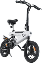 E Bike 14 Inch Folding Electric Bike with Removable Battery 36V 6.4Ah LCD Display 25km/h for Men and Women