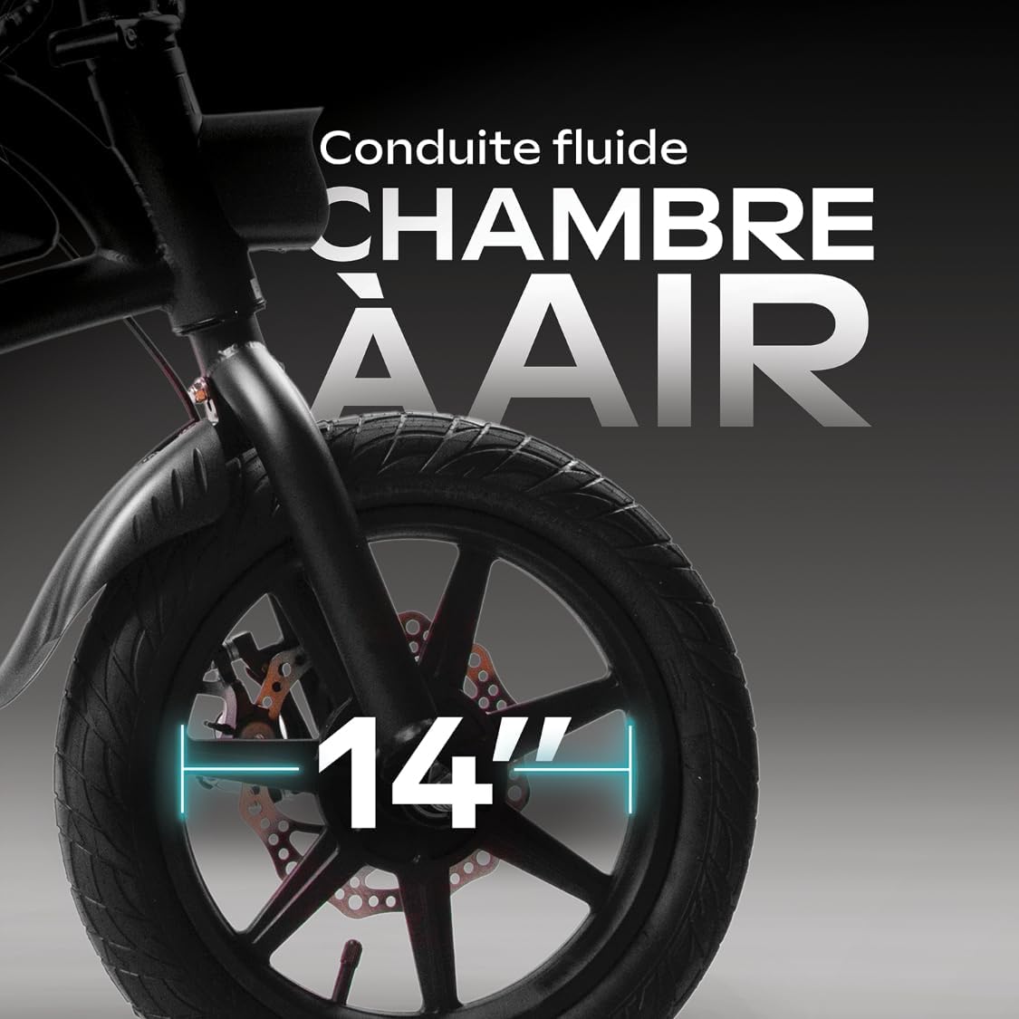 UrbanGlide Adult Electric Balance Bike 140 – 250W Motor – Range up to 18 km – 14" Inflatable Wheels – 42V/5.2Ah Battery – Weight 15 kg