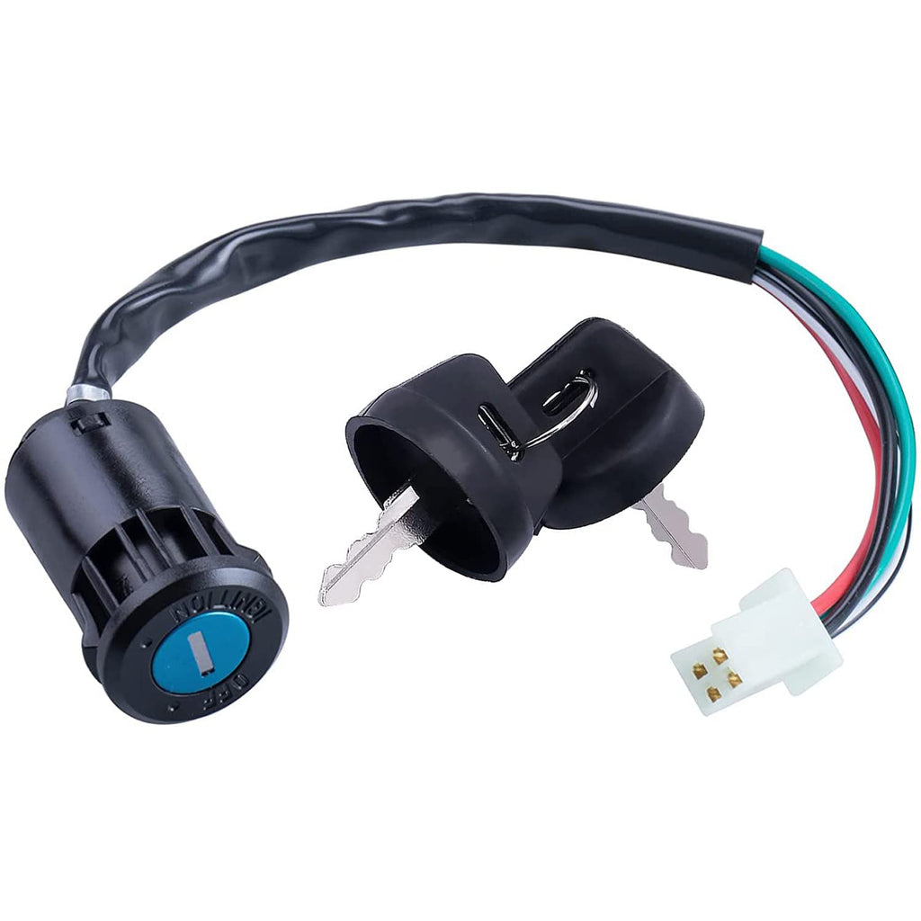 Greluma 1 Piece Motorcycle 2 Wire Ignition Key Switch for Taotao Sunl ATV Quad Dirt Pocket Bike Electric Scooter