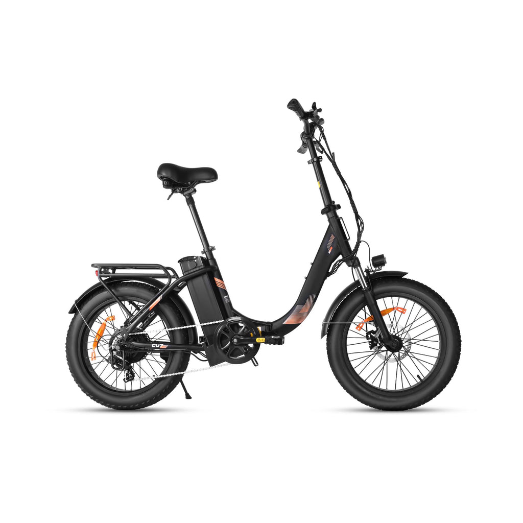 Générique Velo Electrique Pliable 20" Fat Bike 48V 250W avecBatterie 15Ah, Autonomie 40-60 km, Suspension Avant, Freins aDisque, Ecran LCD, Panier & Porte-Bagages - Velo Urbain