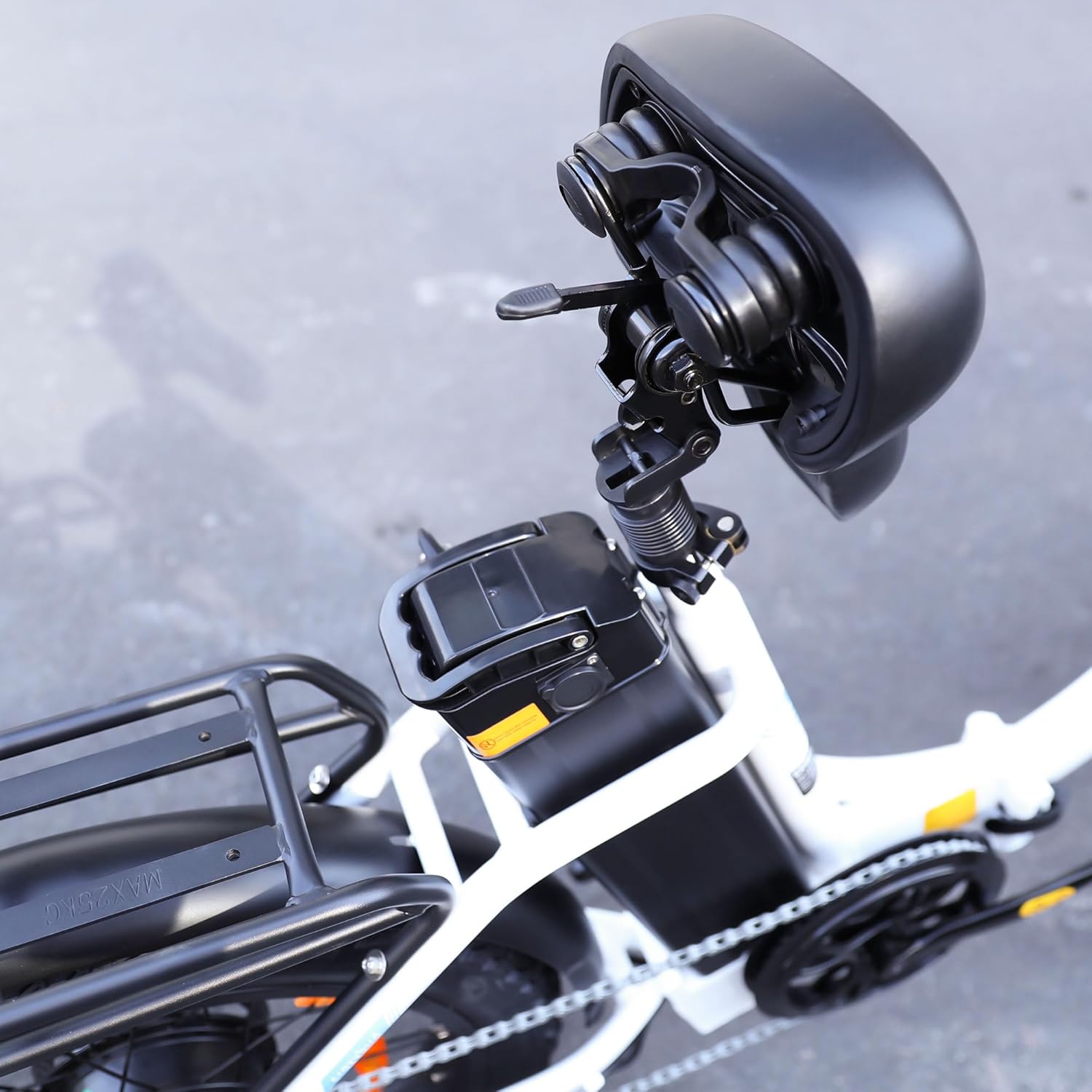 Générique Velo Electrique Pliable 20" Fat Bike 48V 250W avecBatterie 15Ah, Autonomie 40-60 km, Suspension Avant, Freins aDisque, Ecran LCD, Panier & Porte-Bagages - Velo Urbain