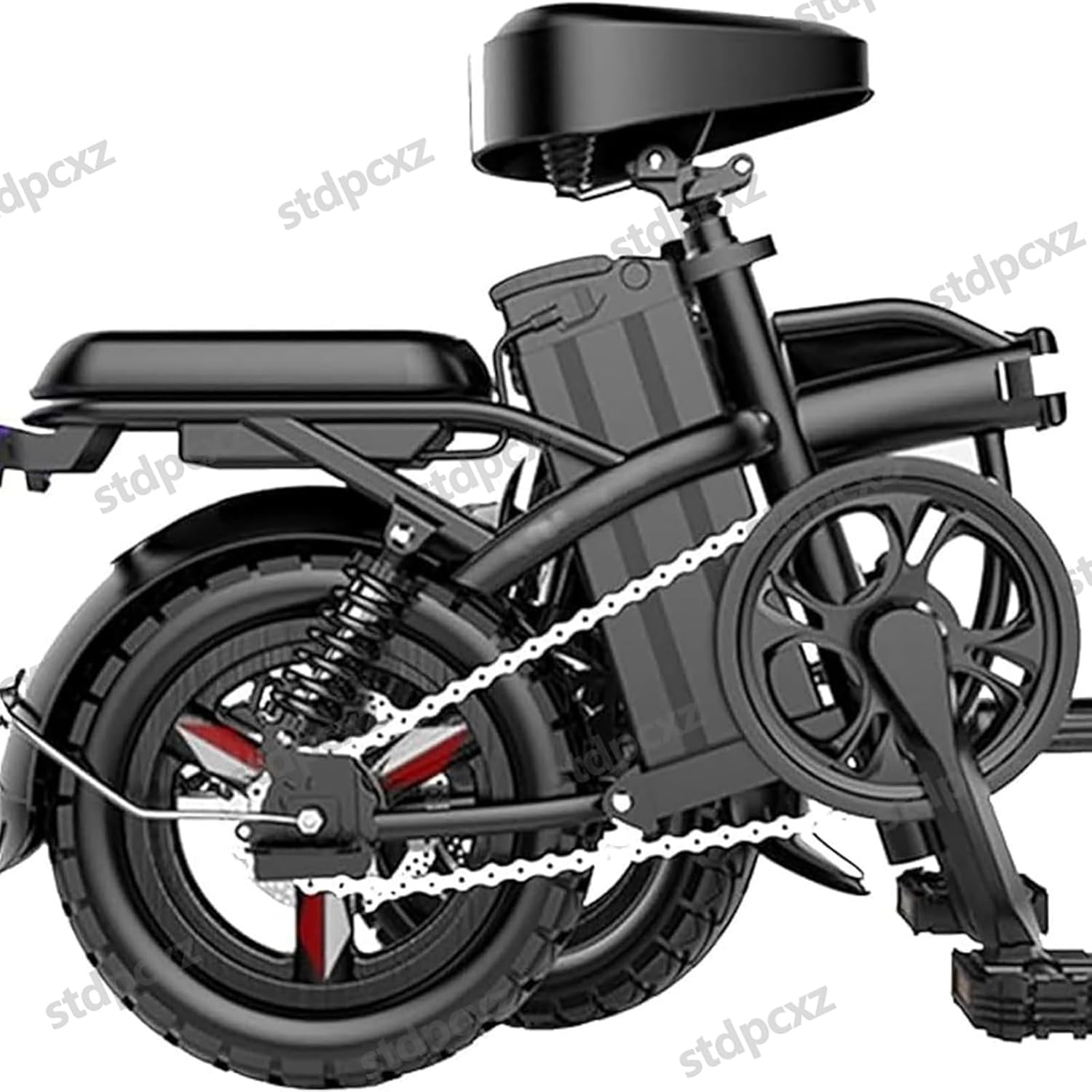 Electric Bike Battery 36V E-Bike Battery 36V 10Ah/13Ah/15Ah/20Ah for Folding Electric Bike, Removable Lithium-Ion Battery with Charger for 250W/500W/750W Engines