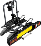 Peruzzo - Pure Instinct Hitch Carrier - Transport 2 Bikes up to 60kg - Compatible with Electric and Fat Bikes - Tilt with Pedal - Key Lock Included - European Universal