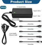 Electric Scooter Charger, 42V 2A Charger Hoverboard, 36V Universal Charger Electric Scooter Battery with 6 Connectors for Xiaomi M365 Hoverboard Electric Scooter E-Bike