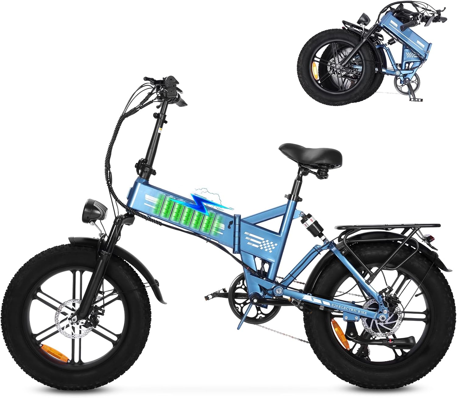 Electric Bike, 20 Inch Adult Electric Bike, Battery 15/17/20AH, Range 60-100 km, Trekking Bike, E-Bike, Urban Electric Bike
