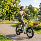 Générique Velo Electrique Pliable 20" Fat Bike 48V 250W avecBatterie 15Ah, Autonomie 40-60 km, Suspension Avant, Freins aDisque, Ecran LCD, Panier & Porte-Bagages - Velo Urbain