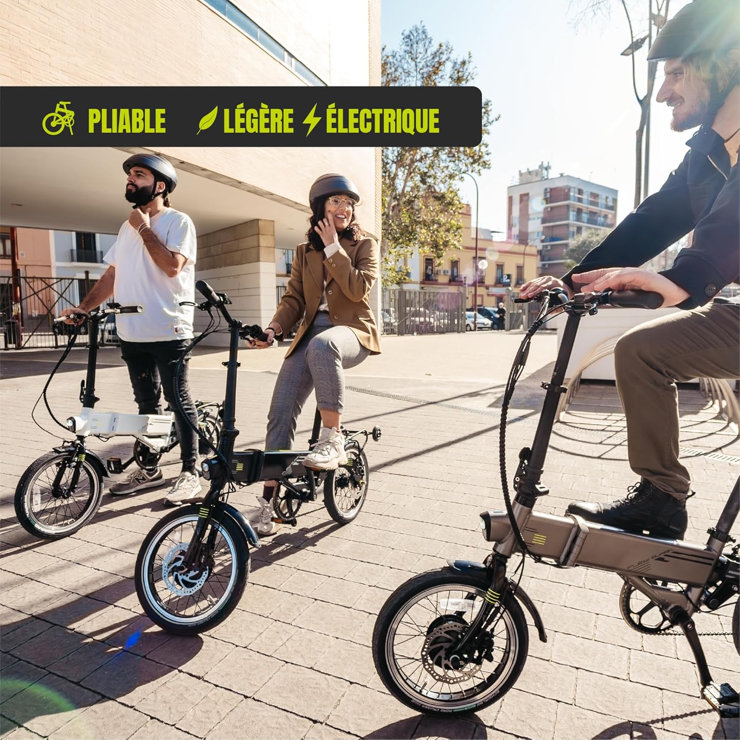 Flebi Supra 4.0+ Folding Electric Bike 16 Inches | Autonomy 100 km | Removable Battery 14Ah/504Wh | 7 Speeds | Unisex Compact and Lightweight Urban E-Bike