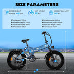 Electric Bike, 20 Inch Adult Electric Bike, Battery 15/17/20AH, Range 60-100 km, Trekking Bike, E-Bike, Urban Electric Bike