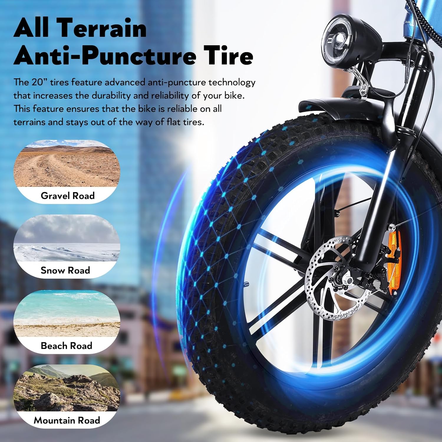 Electric Bike, 20 Inch Adult Electric Bike, Battery 15/17/20AH, Range 60-100 km, Trekking Bike, E-Bike, Urban Electric Bike