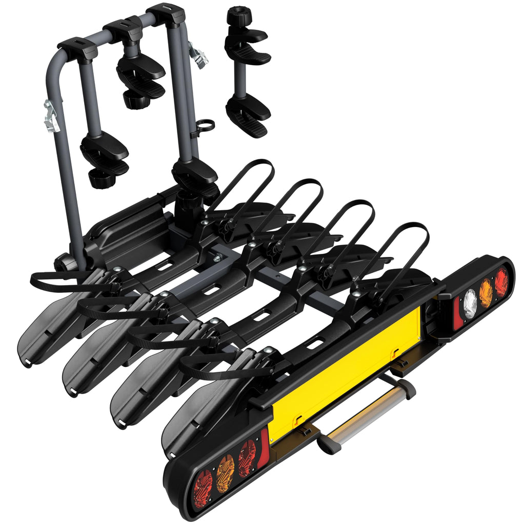 Peruzzo - Pure Instinct Hitch Carrier - Transport 2 Bikes up to 60kg - Compatible with Electric and Fat Bikes - Tilt with Pedal - Key Lock Included - European Universal