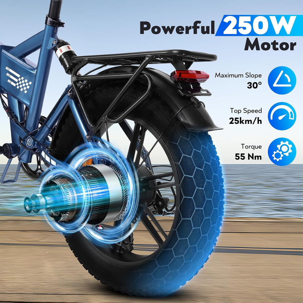 Electric Bike, 20 Inch Adult Electric Bike, Battery 15/17/20AH, Range 60-100 km, Trekking Bike, E-Bike, Urban Electric Bike